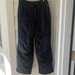 Snow pants.  Black and insulated.  Youth 14/16.